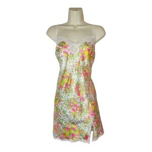 Victoria's Secret Floral Print Slip Y2K